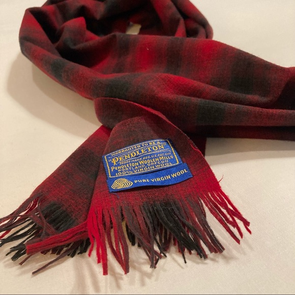 Pendleton 100% Virgin Wool Scarf 13”x48” - Picture 2 of 5